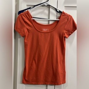 Candace Cameron Bure Top dusty orange size XXS